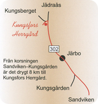 Vägbeskrivning till Kungsfors Herrgård.